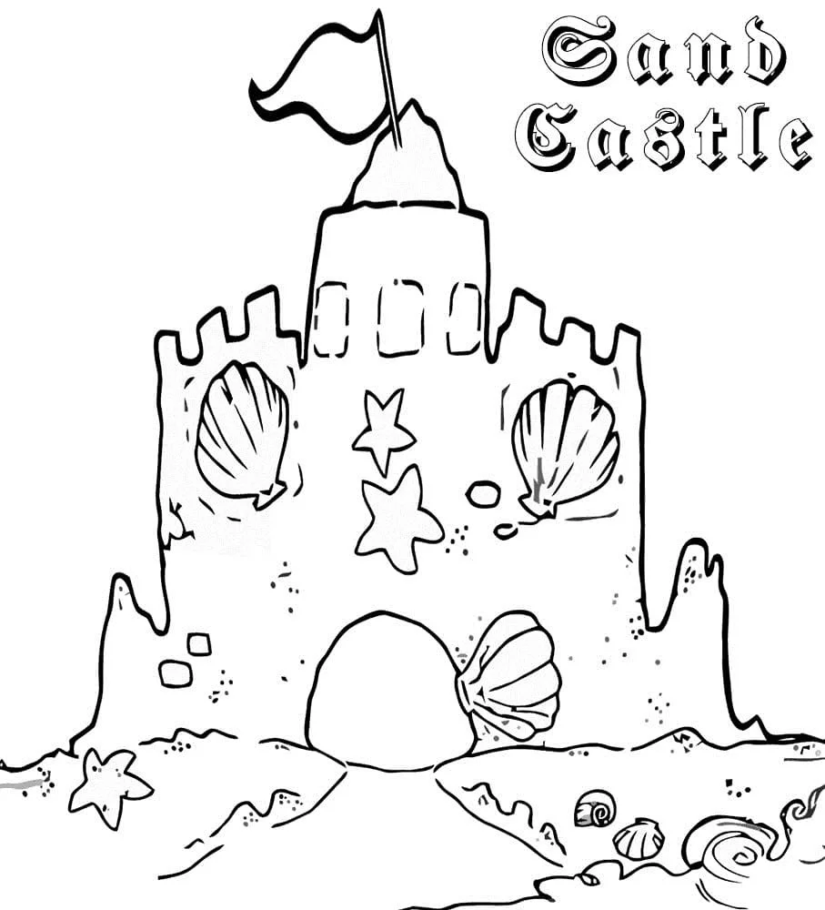 Sandburg Ausmalbilder 101