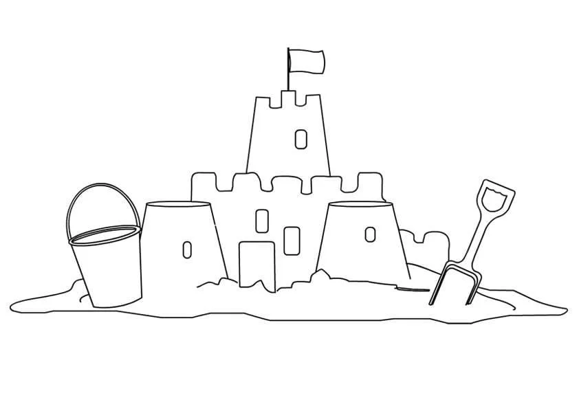 Sandburg Ausmalbilder 107