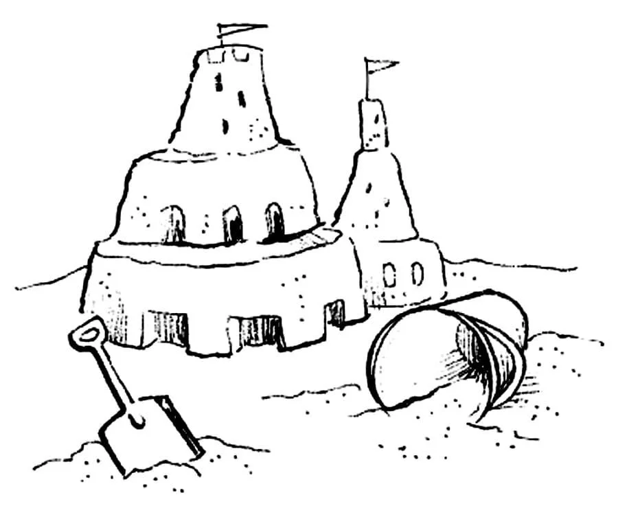 Sandburg Ausmalbilder 51