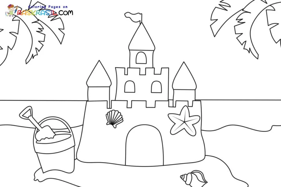 Sandburg Ausmalbilder 56