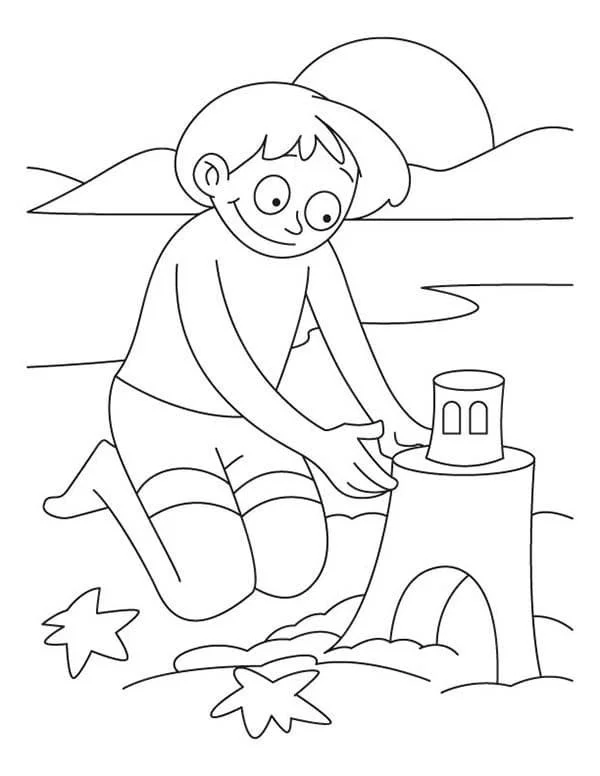 Sandburg Ausmalbilder 76