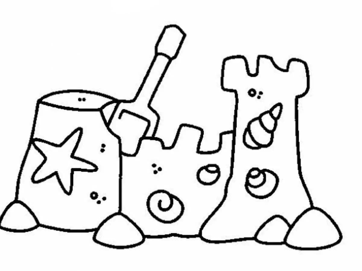 Sandburg Ausmalbilder 89