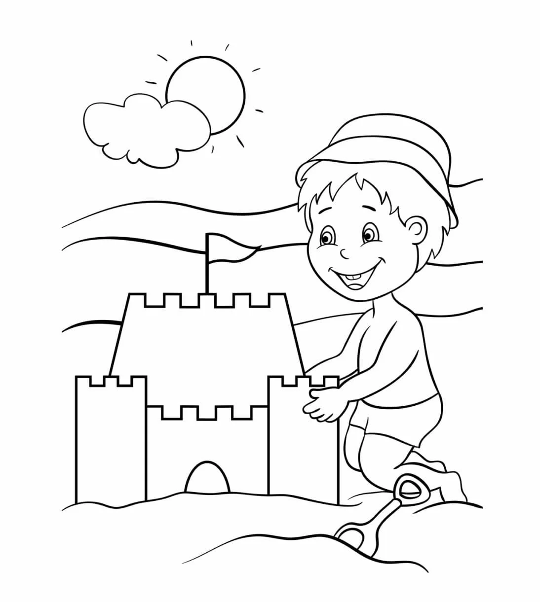 Sandburg Ausmalbilder 94