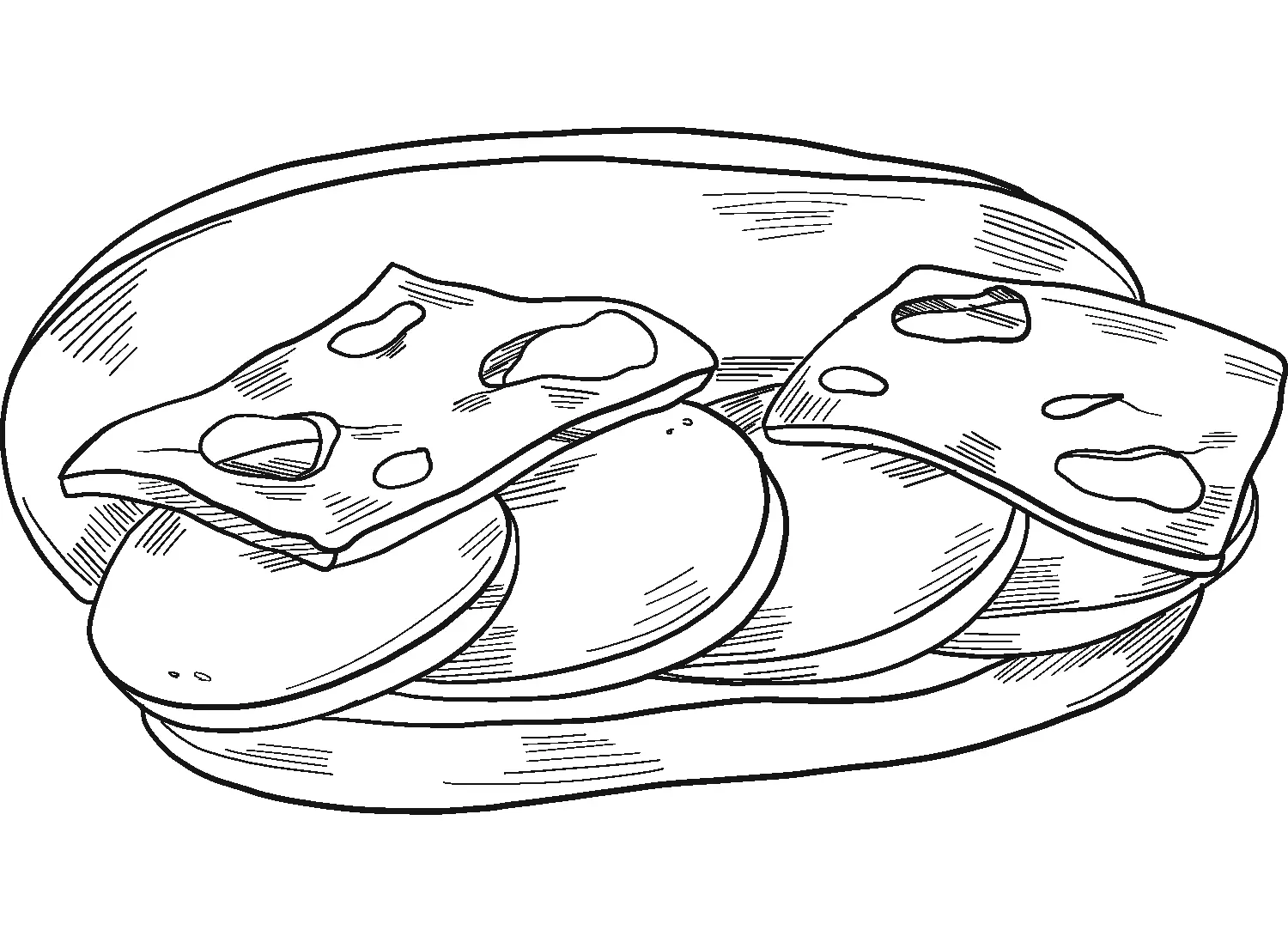 Sandwich Ausmalbilder 30