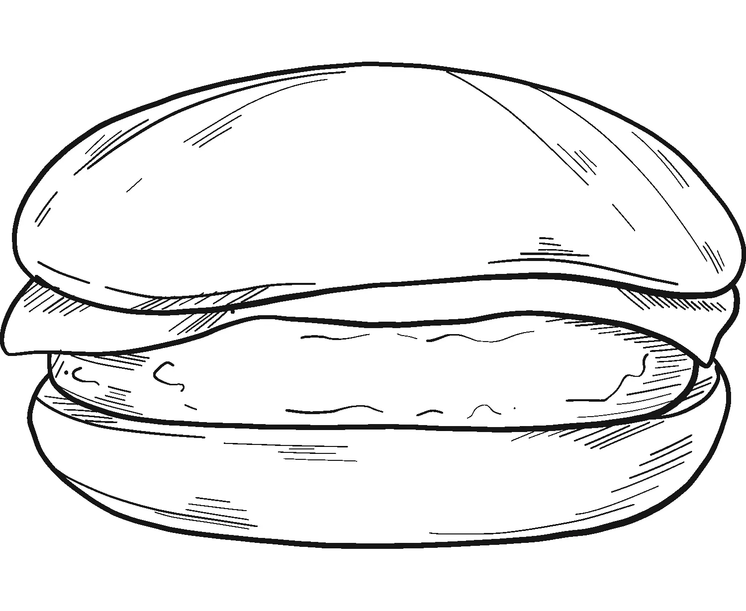 Sandwich Para Colorear 59