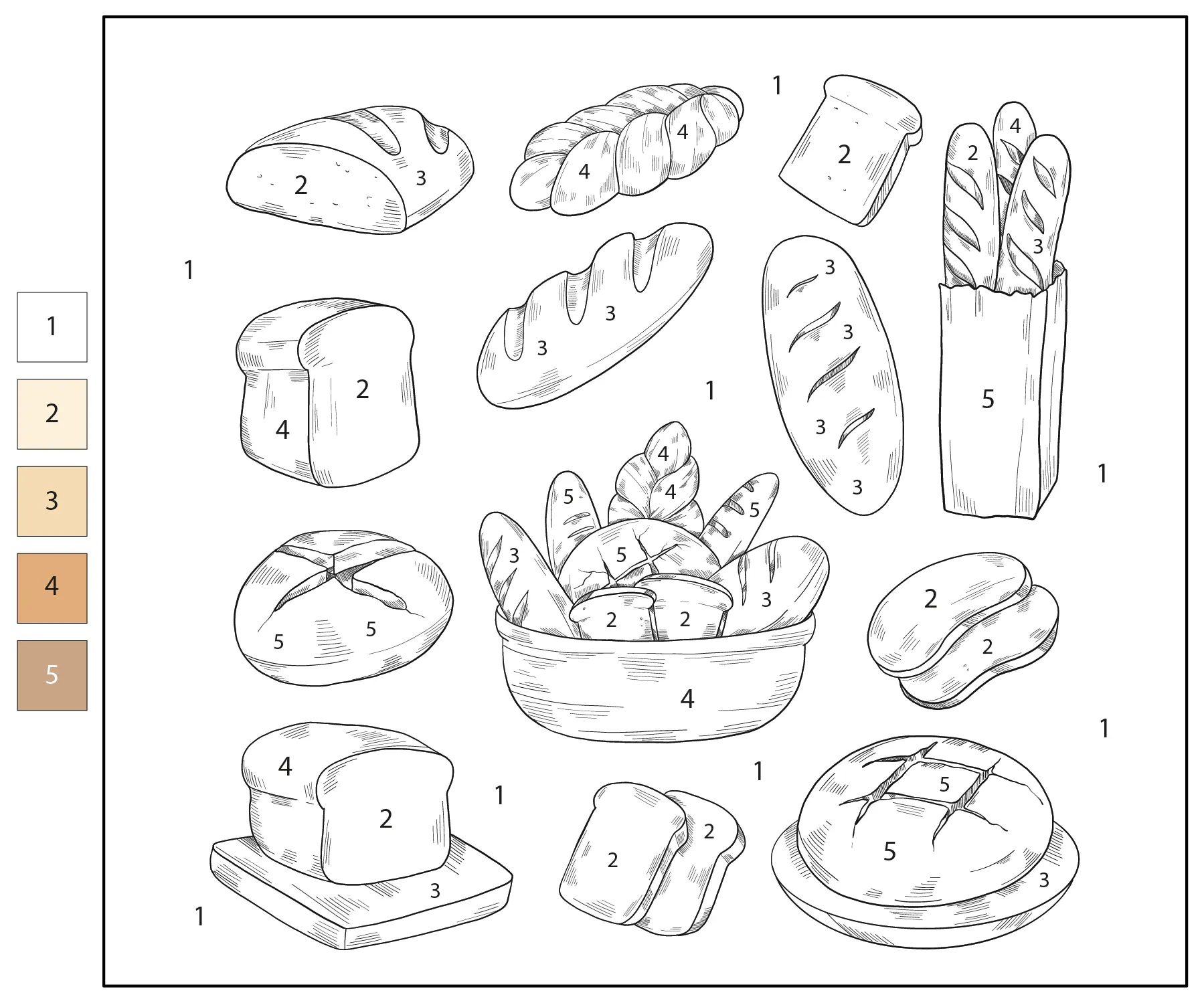 Sandwich Coloring Pages 73