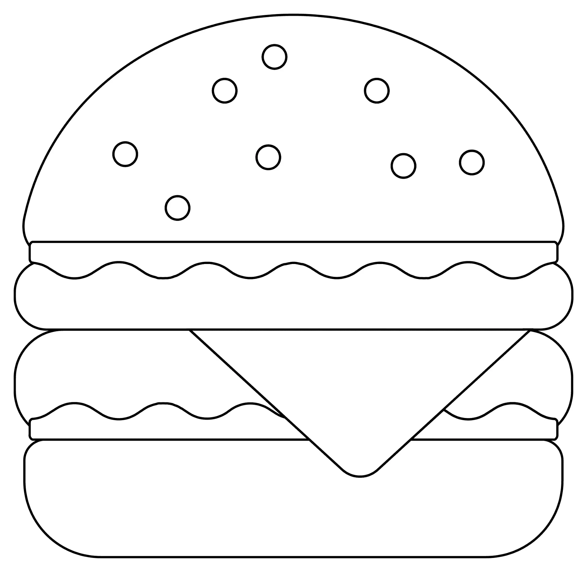 Sandwich Coloring Pages 81