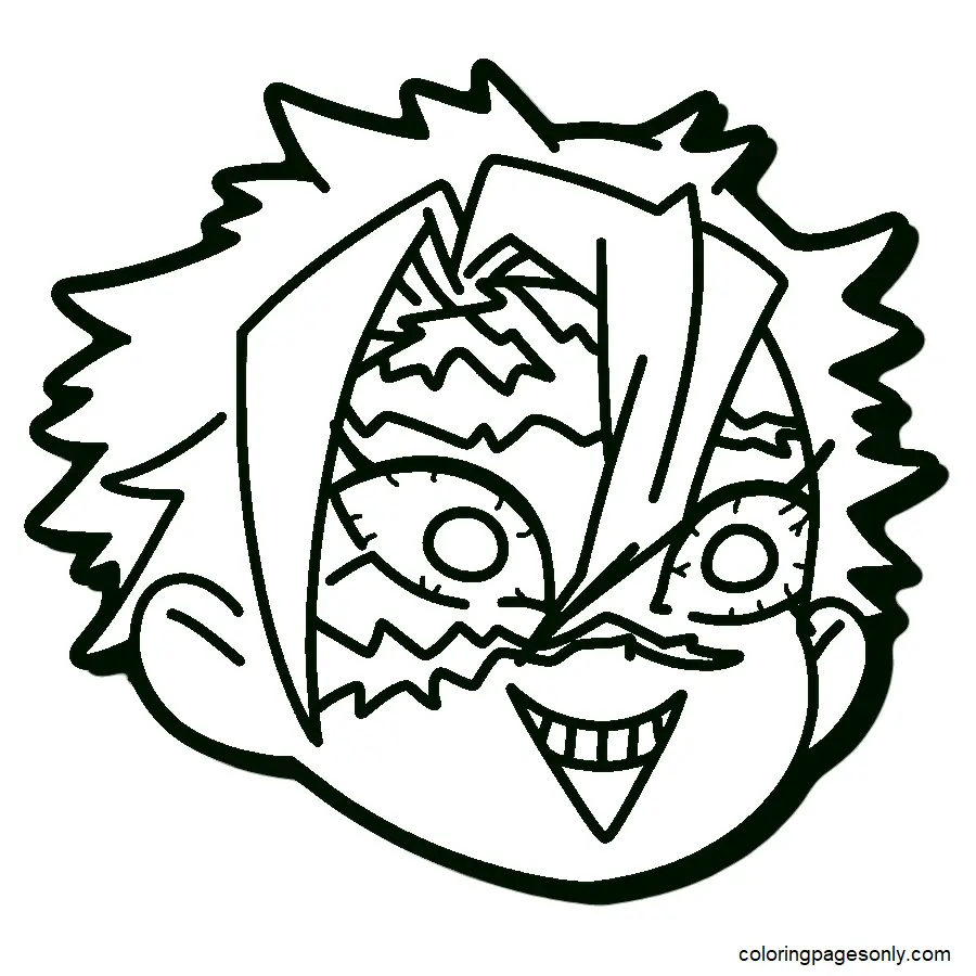 Sanemi Shinazugawa Coloring Pages 27
