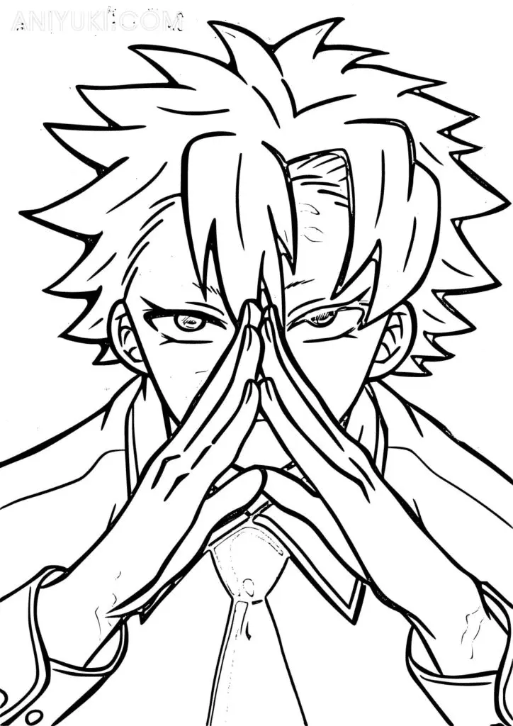 Sanemi Shinazugawa Coloring Pages 28