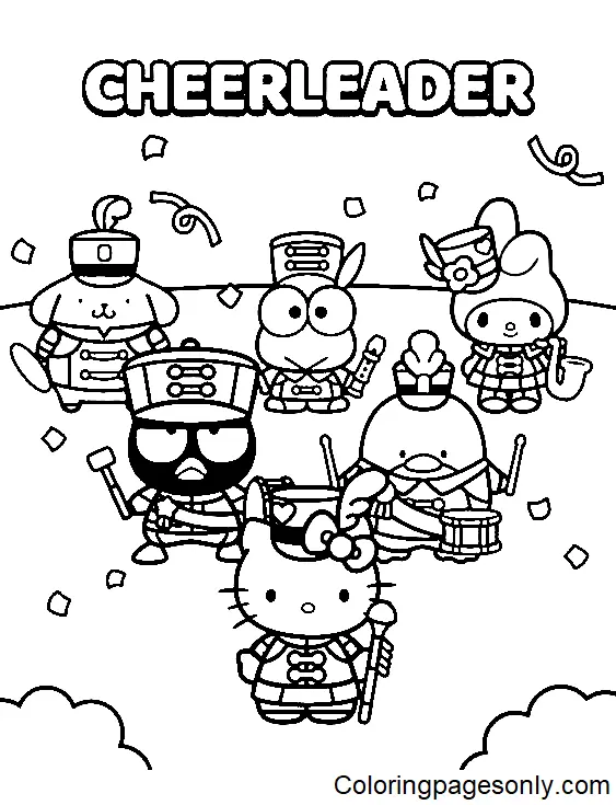 Personajes Sanrio Para Colorear 51
