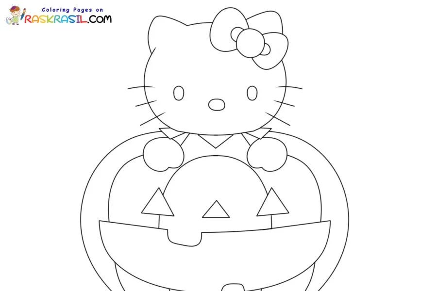 Sanrio Halloween Coloring Pages 2