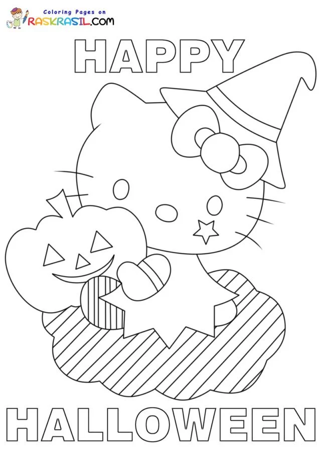Sanrio Halloween Coloring Pages 5