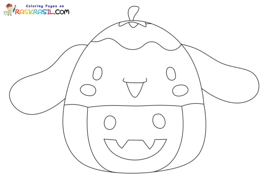 Sanrio Halloween Coloring Pages 7