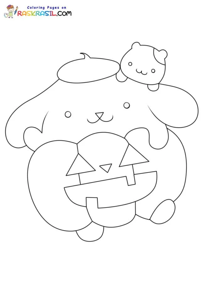Sanrio Halloween Coloring Pages 9