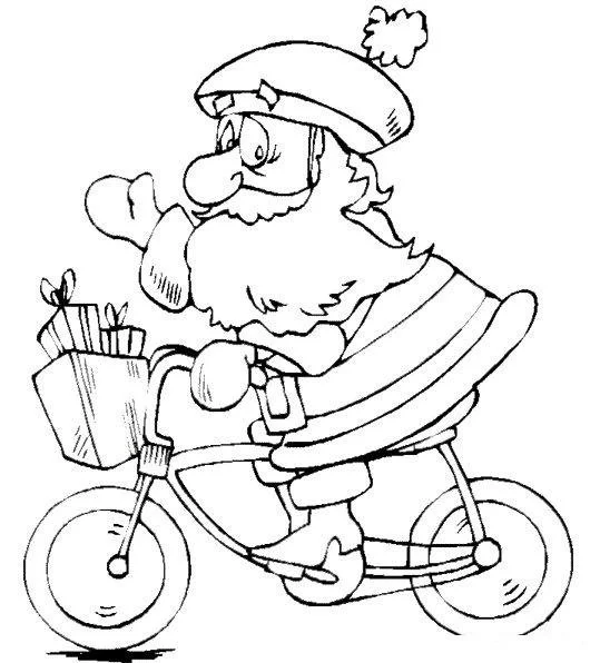 Weihnachtsmann Ausmalbilder 34