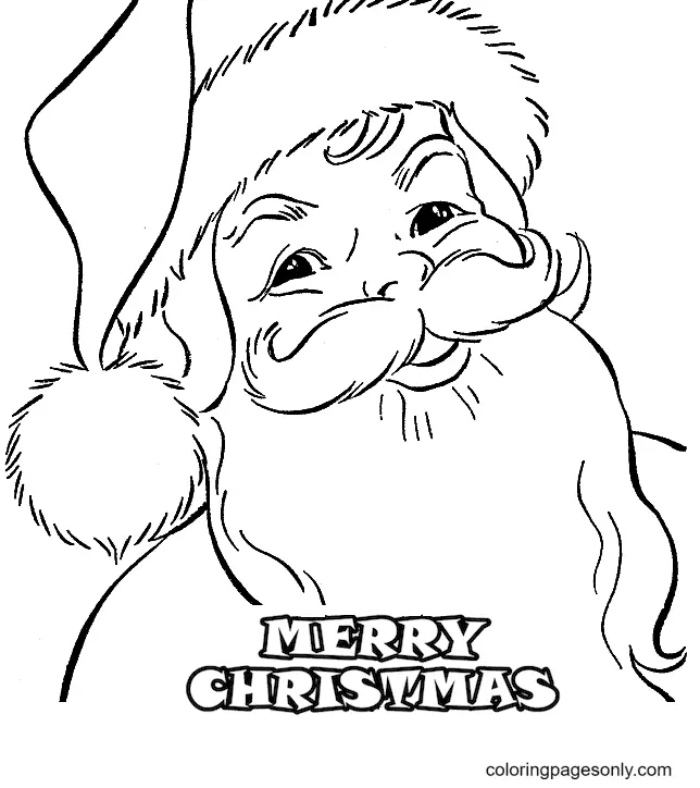 Weihnachtsmann Ausmalbilder 5