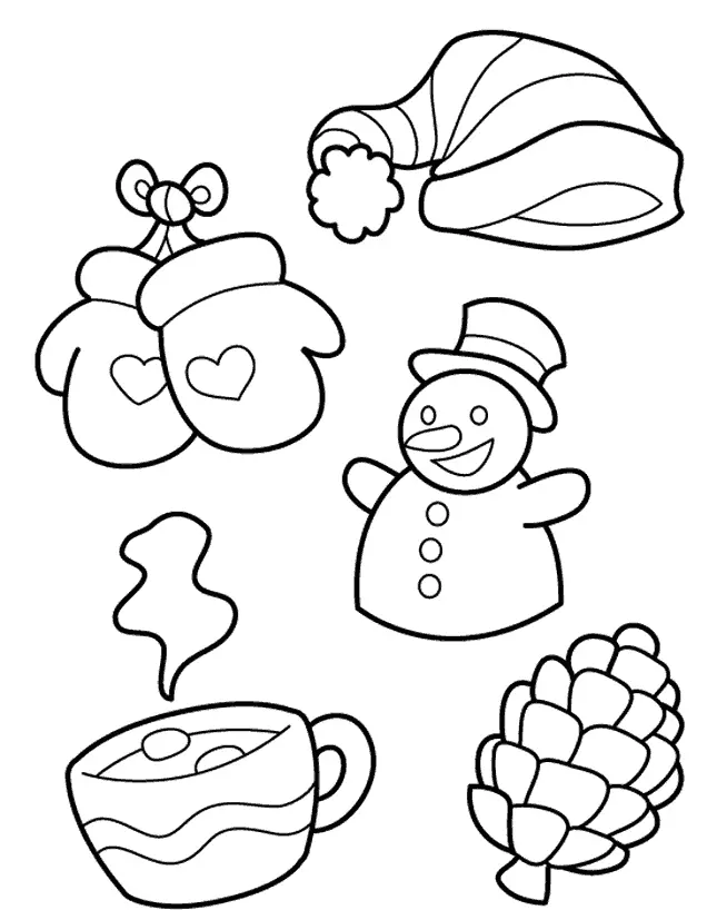 Santa Coloring Pages 104