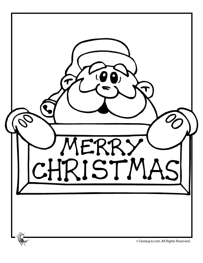 Santa Coloring Pages 111