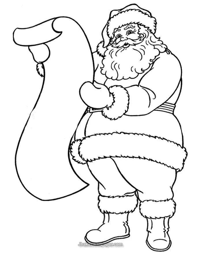Santa Coloring Pages 114