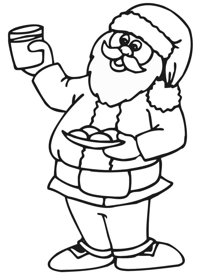 Santa Coloring Pages 115