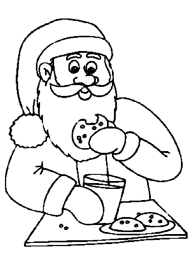 Santa Coloring Pages 117