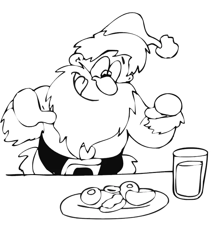 Santa Coloring Pages 119