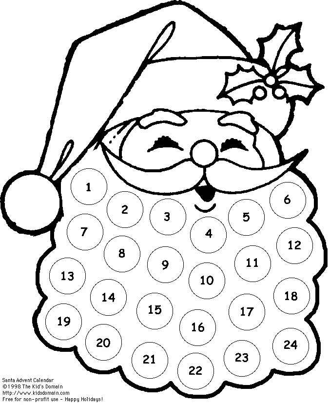 Santa Coloring Pages 120