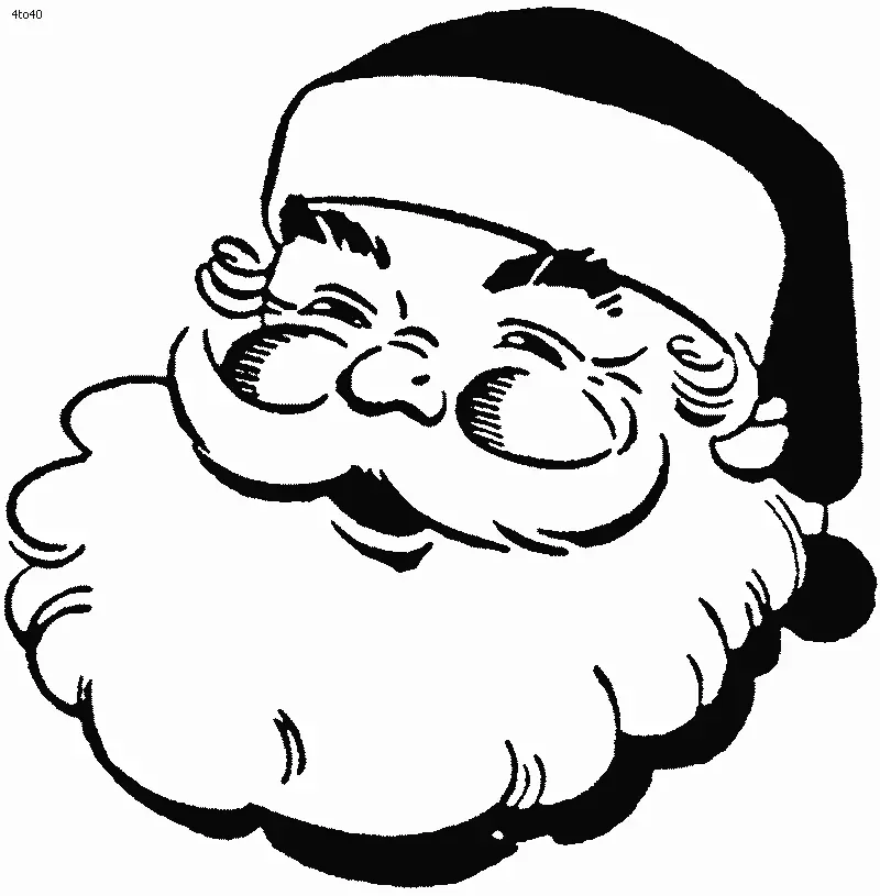Santa Coloring Pages 123