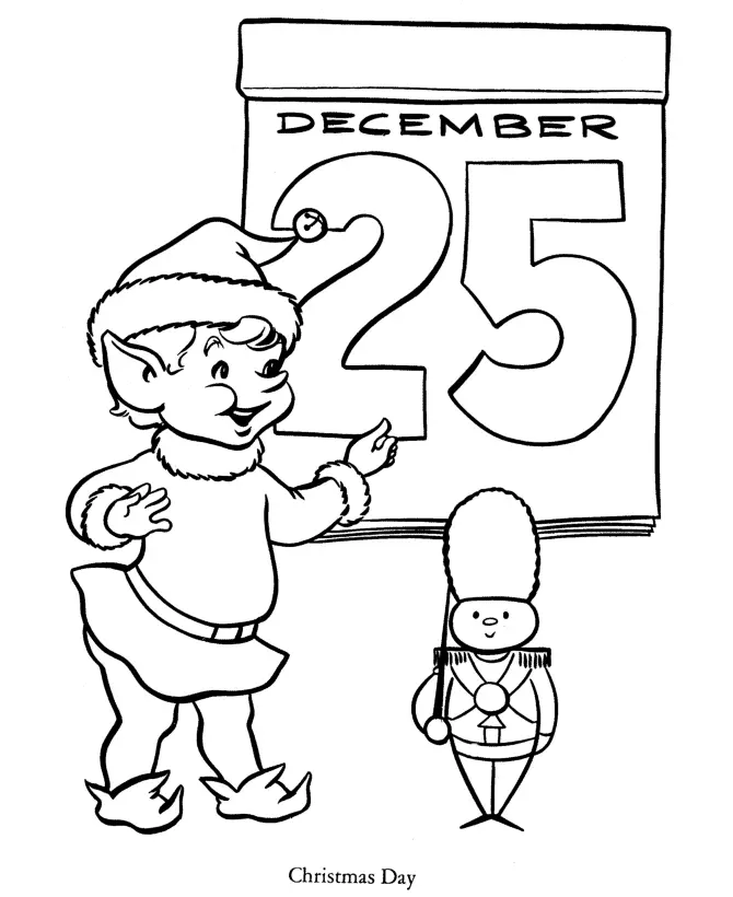 Santa Coloring Pages 127