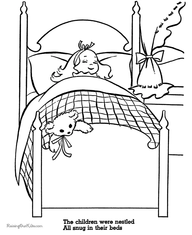 Santa Coloring Pages 131