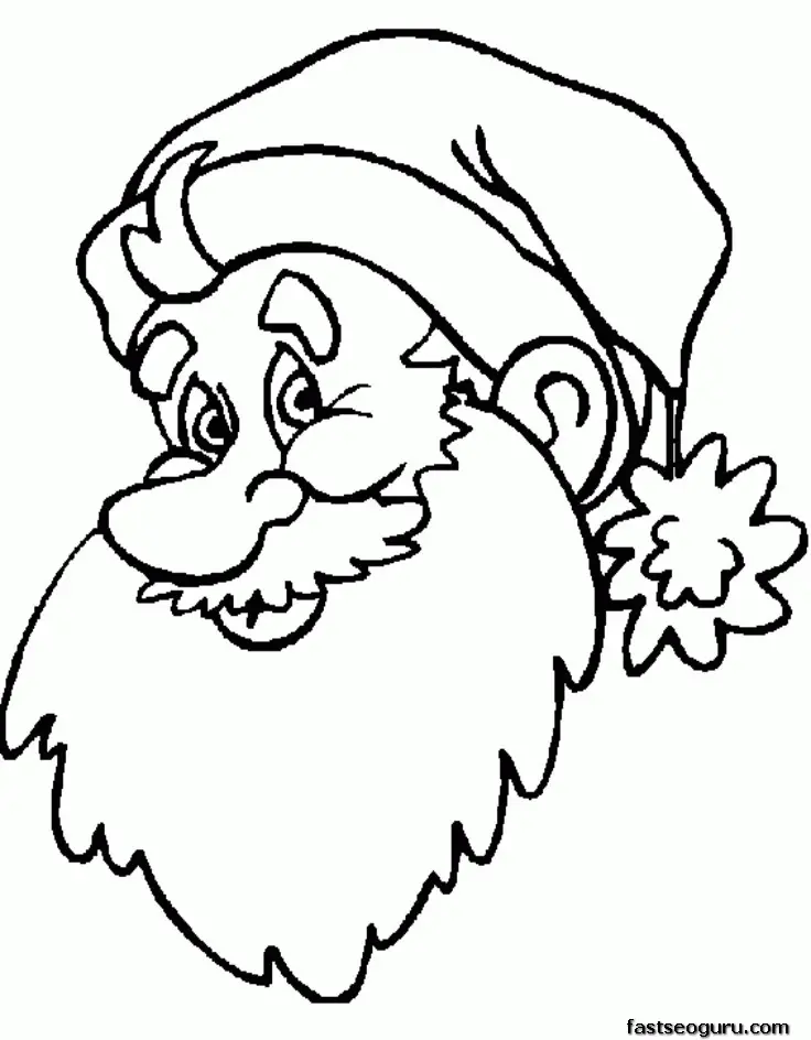 Santa Coloring Pages 134