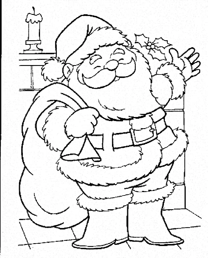 Santa Coloring Pages 135