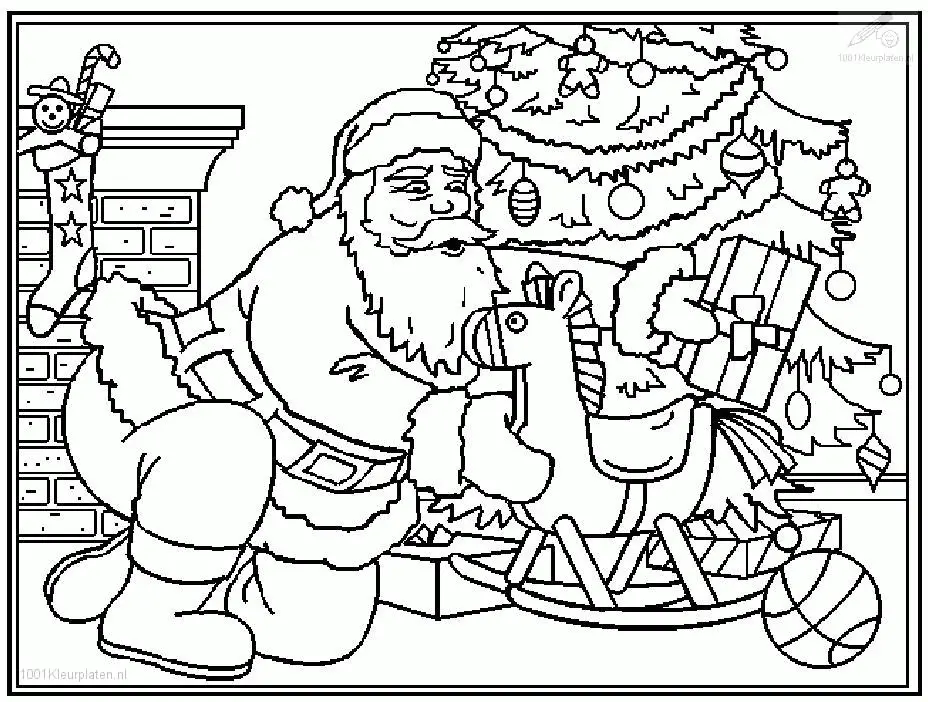 Weihnachtsmann Ausmalbilder 292
