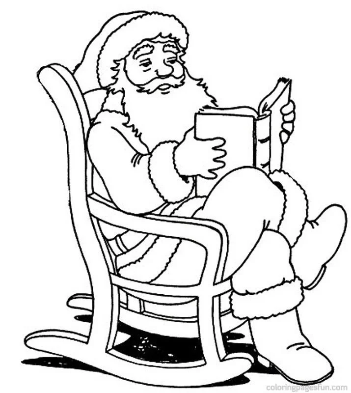 Santa Coloring Pages 138