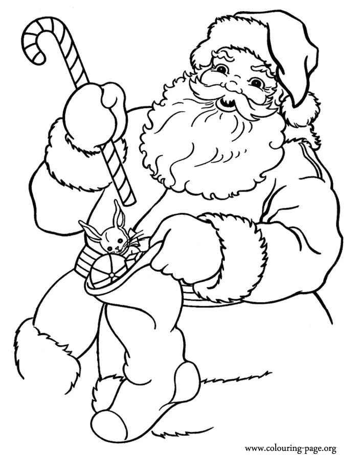 Santa Coloring Pages 144