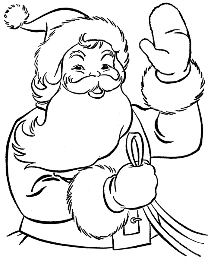 Santa Coloring Pages 148