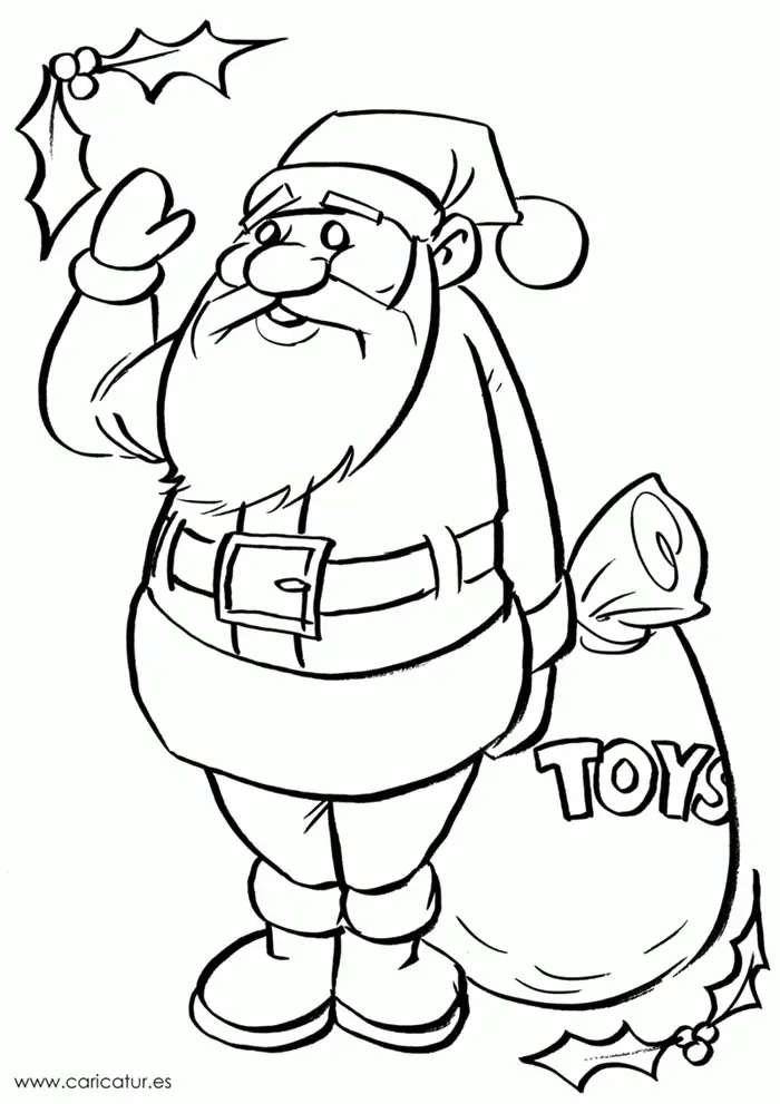 Santa Coloring Pages 152