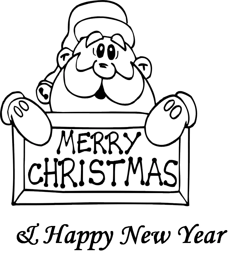 Santa Coloring Pages 173