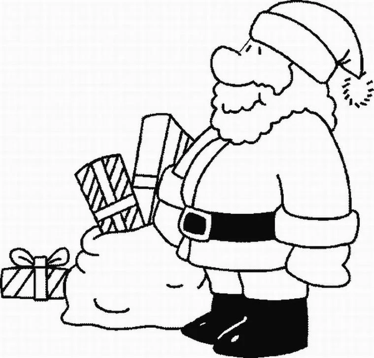 Desenhos de Santa Para Colorir 179