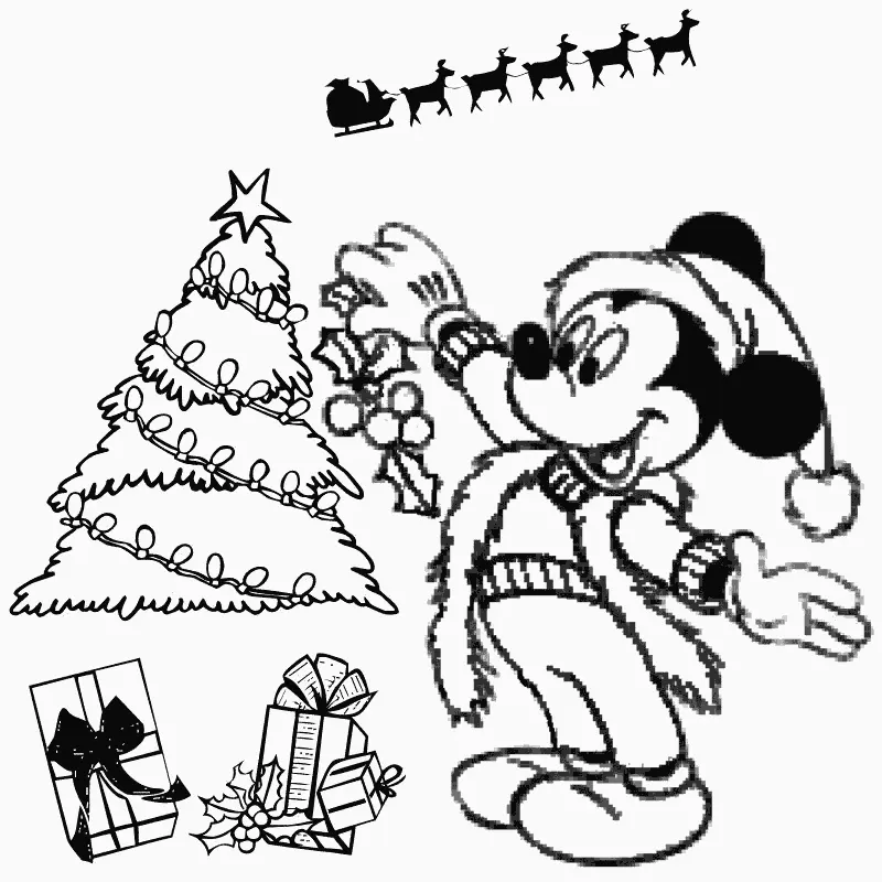 Santa Coloring Pages 184