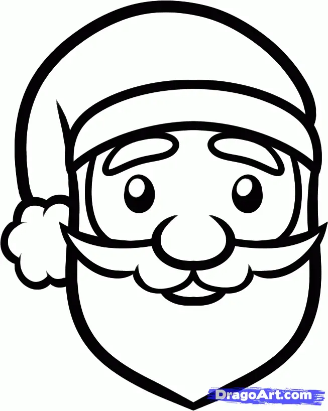 Santa Coloring Pages 52