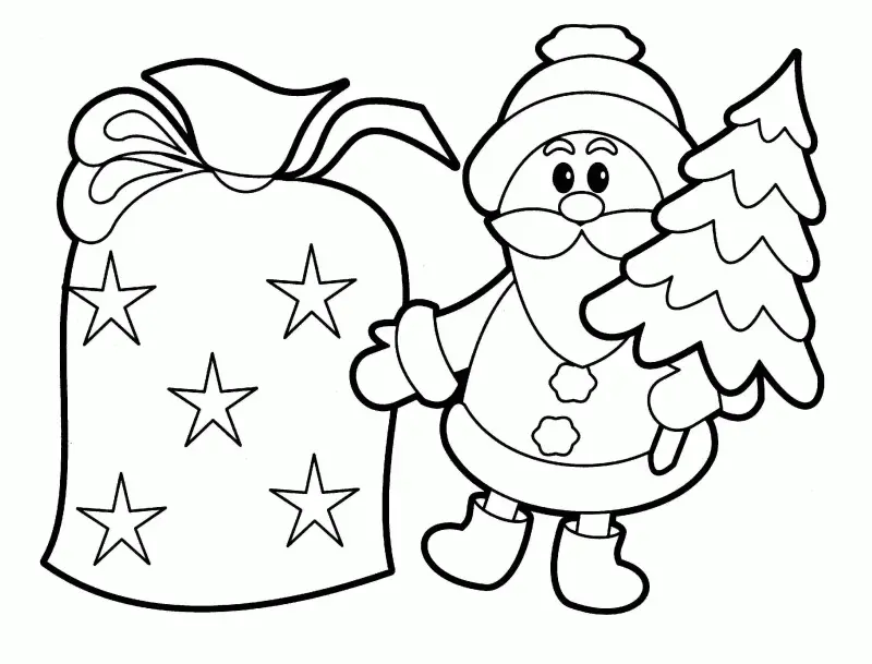 Santa Coloring Pages 54