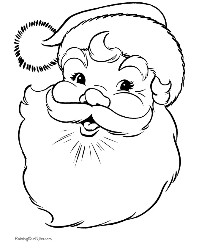 Desenhos de Santa Para Colorir 56