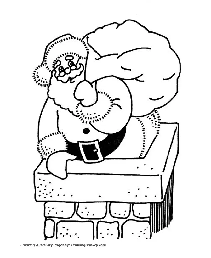 Santa Coloring Pages 57