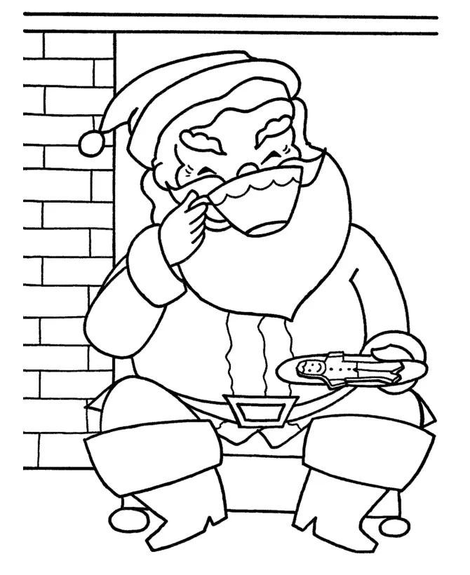 Santa Coloring Pages 58