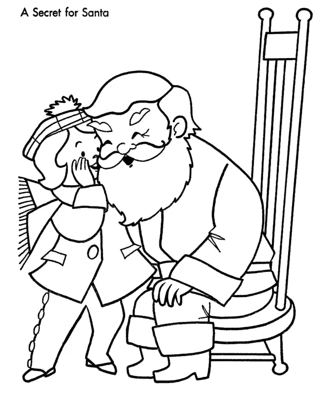 Santa Coloring Pages 59