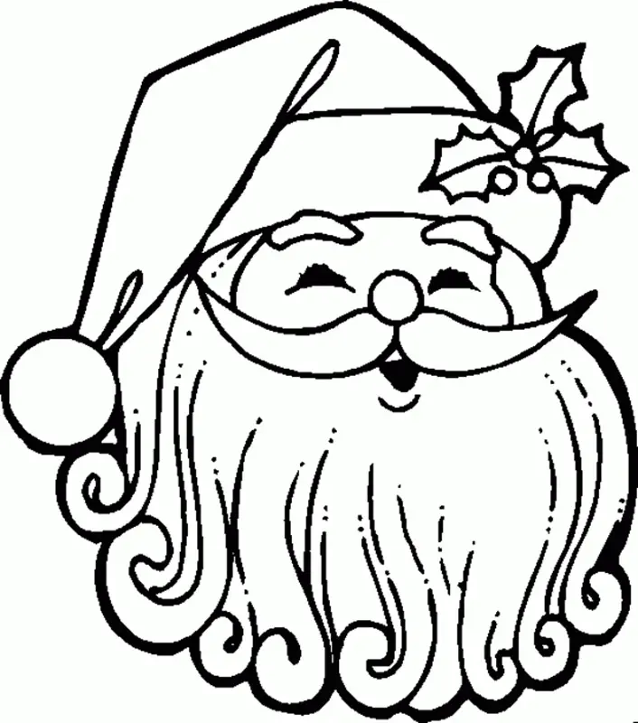 Santa Coloring Pages 62