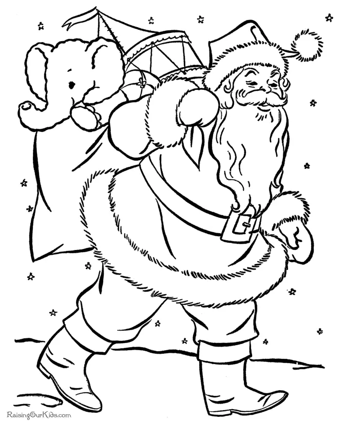 Santa Coloring Pages 64