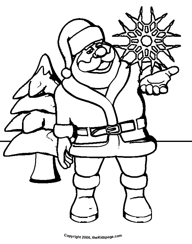 Santa Coloring Pages 65