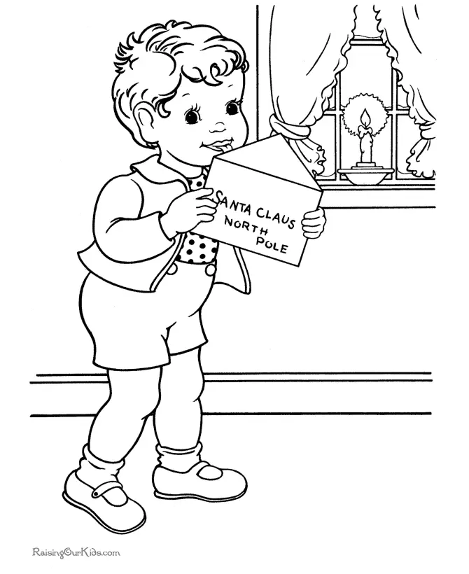Santa Coloring Pages 66